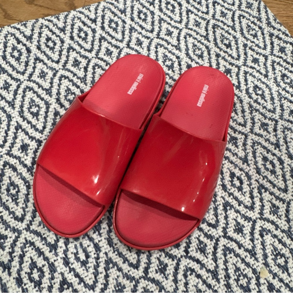 Mini Melissa girls pink Slide Sandals
